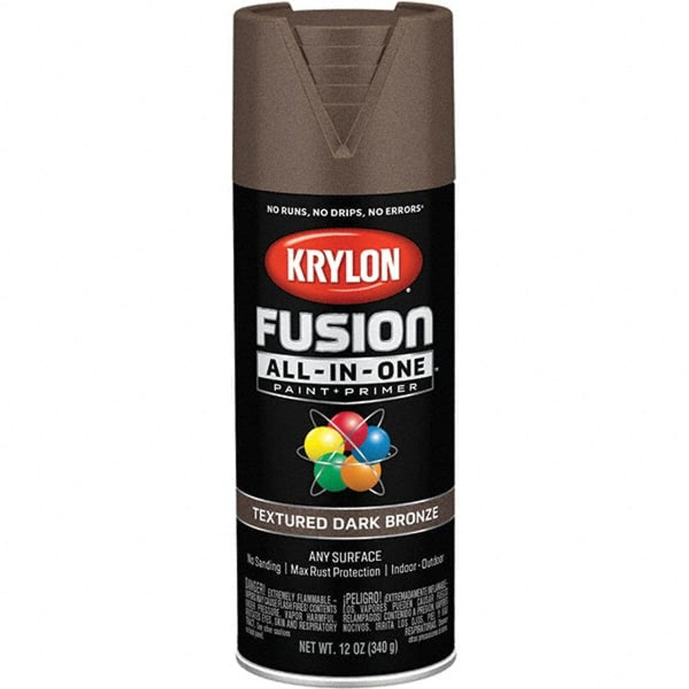 Krylon K02778007 Acrylic Enamel Spray Paint: Dark Bronze, Textured, 12 oz