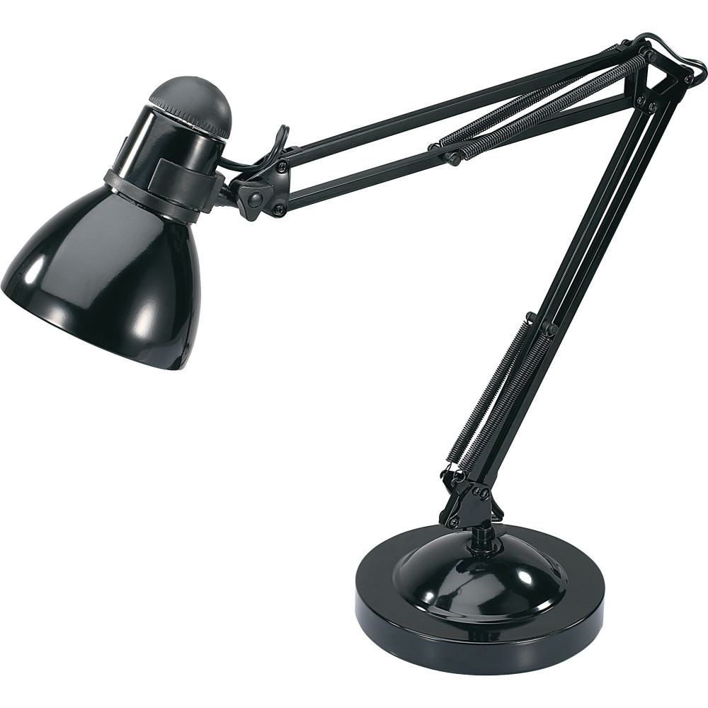 SP RICHARDS Lorell 99954  LED Architect-style Lamp, Desk/Clamp Mountable, Black