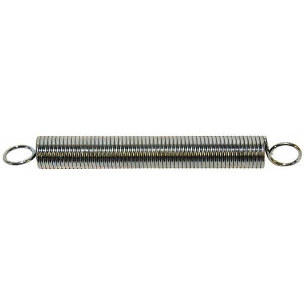 Gardner Spring E17C Extension Spring: 0.312" OD, 2.61 lb Max Load, 3.69" Extended Length, 0.0286" Wire Dia