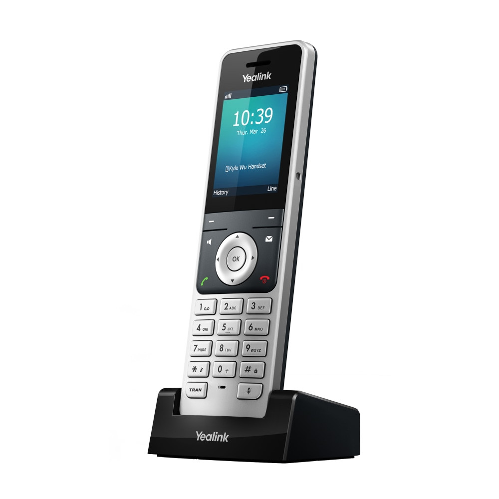 OOMA, INC. Yealink OOMAYEALINKW56H  W56H DECT 6.0 Cordless Expansion Handset For Yealink W56P Phone Systems, YEA-W56H