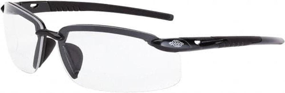 CrossFire 2941425 Magnifying Safety Glasses: +2.5, Smoke Gray Lenses, Scratch Resistant