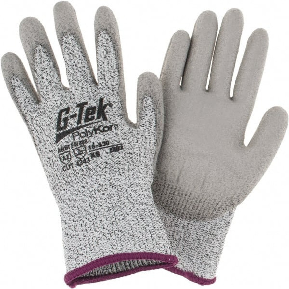 PIP 16-530/XS Cut-Resistant Gloves: Size XS, ANSI Cut A2;A3, Polyurethane, Synthetic