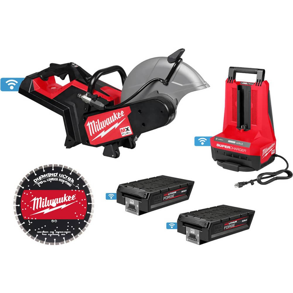 Milwaukee Tool MXF315-2XC Handheld Cut-Off Saws; Speed (RPM): 5350 ; Amperage: 8 ; Arbor Size (Inch): 1