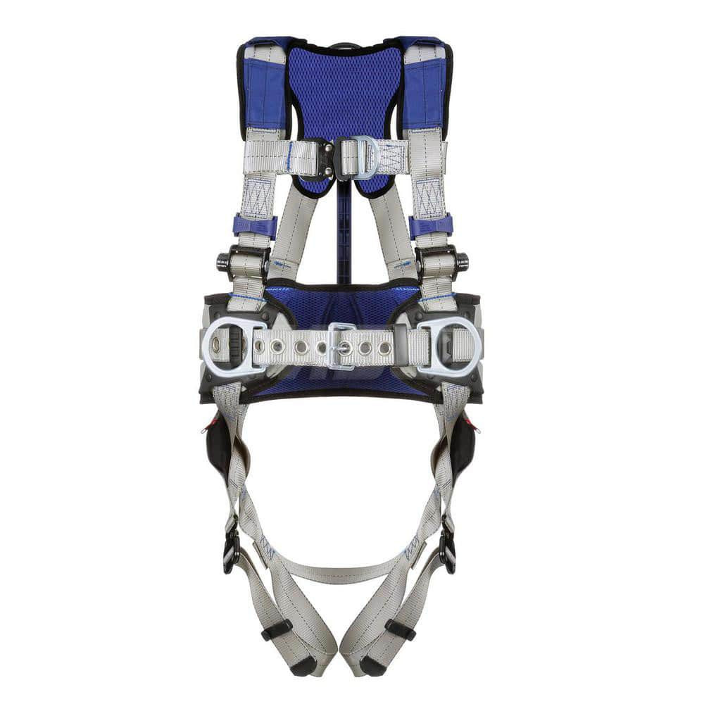 DBI-SALA 7012817541 Fall Protection Harnesses: 420 Lb, Construction Style, Size Large, For Climbing Construction & Positioning, Back Front & Hips