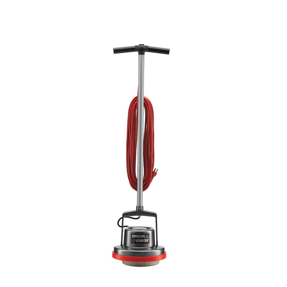 ORECK COMMERCIAL SALES ORB550MC Oreck Orbiter Commercial Floor Machine - Scrub Brush, Brush - 13in Cleaning Width - Carpet, Bare Floor, Hardwood, Hard Floor - 50 ft Cable Length - AC Supply - 5.40 A - Silver