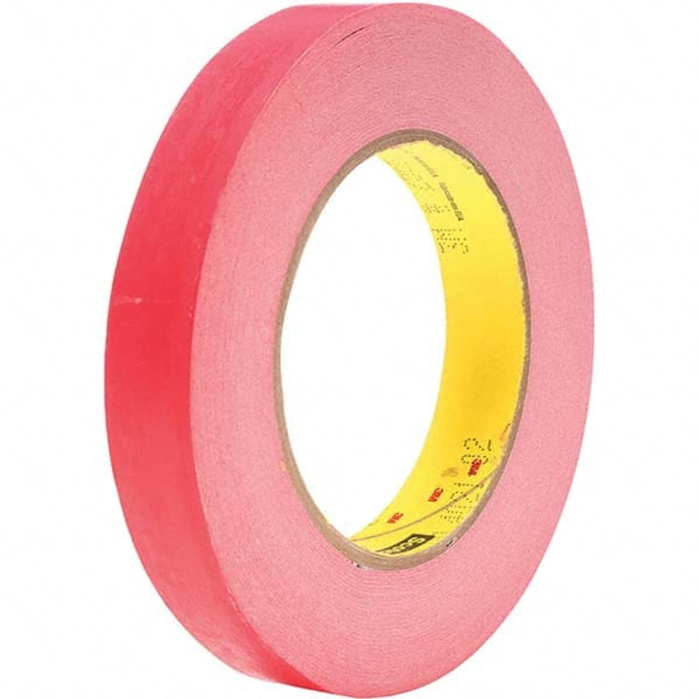 3M Masking Tape: 60 yd Long, 6.7 mil Thick, Red 7000048383