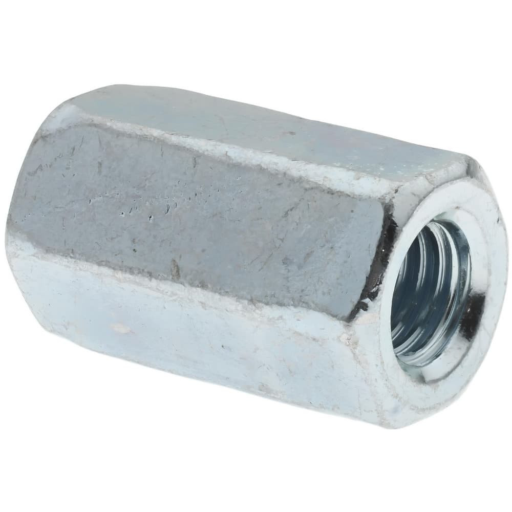 Value Collection 621046PS M10x1.50 Metric Coarse, 30mm OAL Steel Standard Coupling Nut