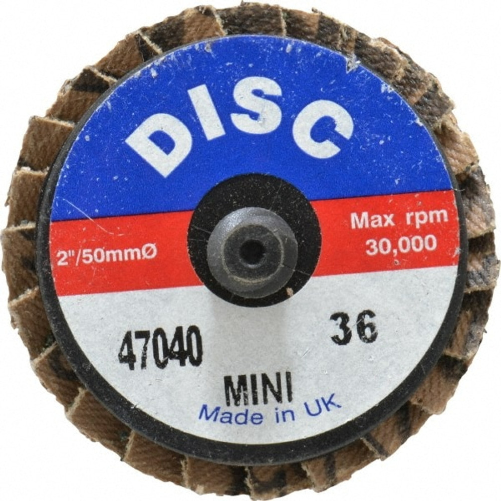 Garryson G47040 Flap Disc: 36 Grit, Zirconia Alumina, Type 27