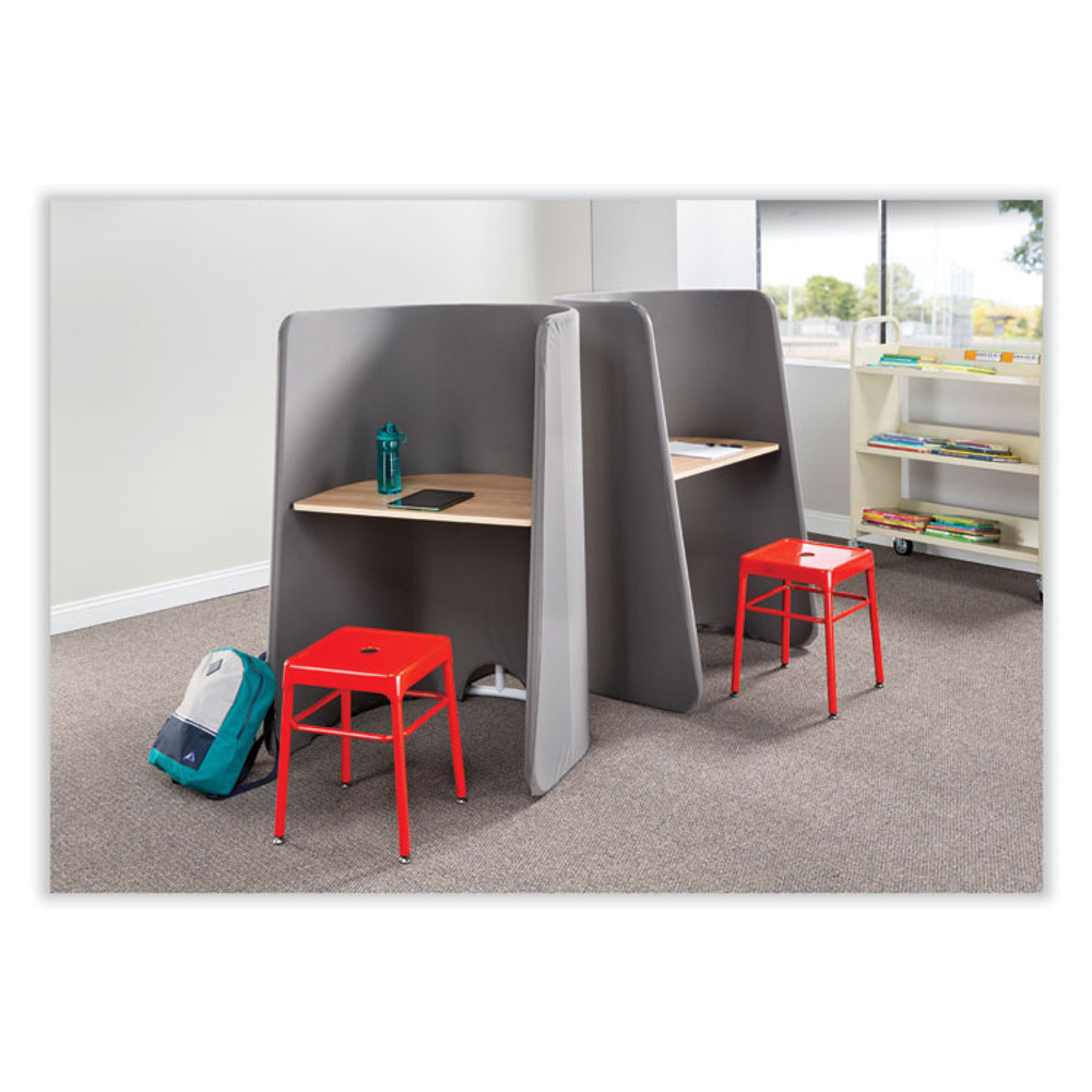 SAFCO PRODUCTS 1958DG Roam Touchdown Workstation, 33" x 30" x 51.5", Beech/Dark Gray