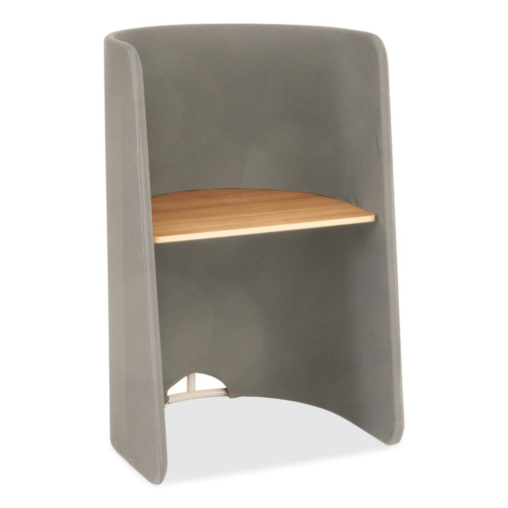 SAFCO PRODUCTS 1958DG Roam Touchdown Workstation, 33" x 30" x 51.5", Beech/Dark Gray