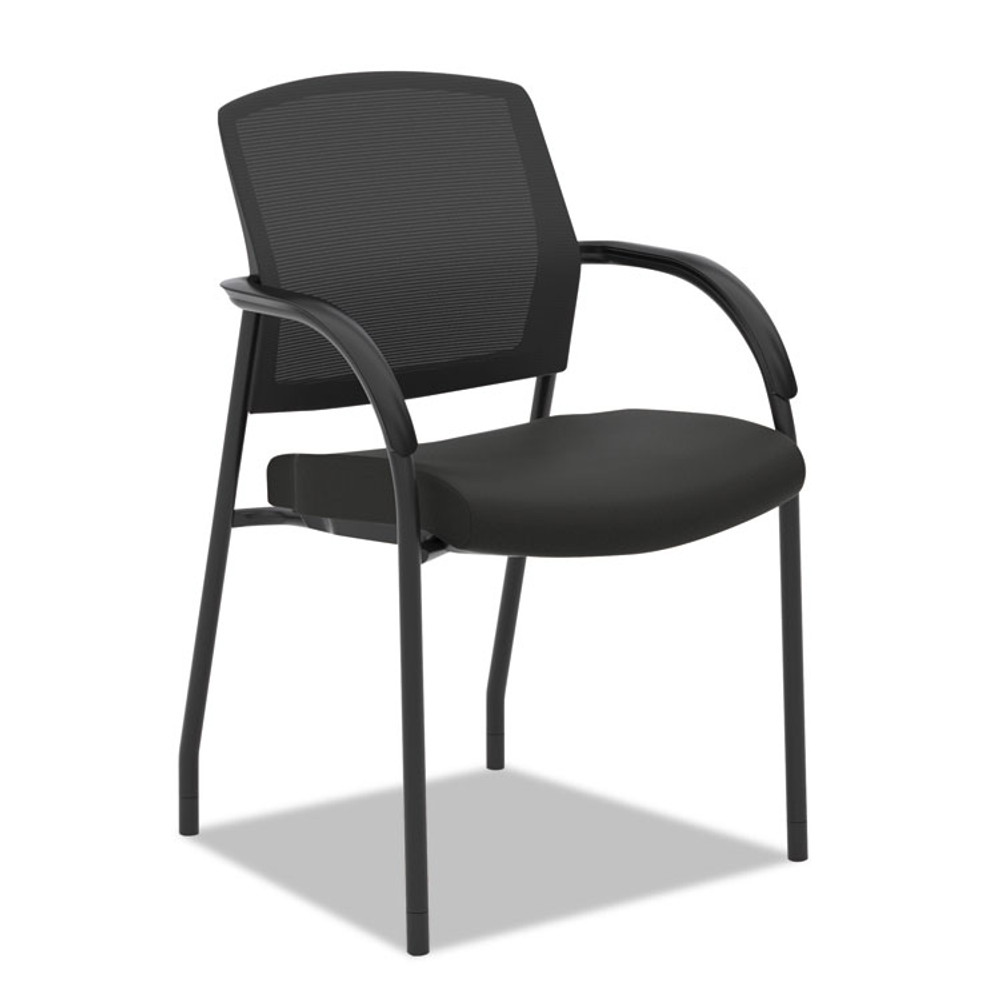 HON COMPANY 2285VA10 Lota Series Guest Side Chair, 23" x 24.75" x 34.5", Black Seat, Black Back, Black Base