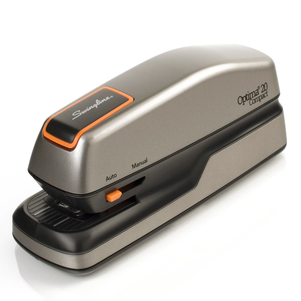 ACCO BRANDS USA, LLC Swingline S7048207  Optima 20 Compact Electric Stapler, 20 Sheets, Silver