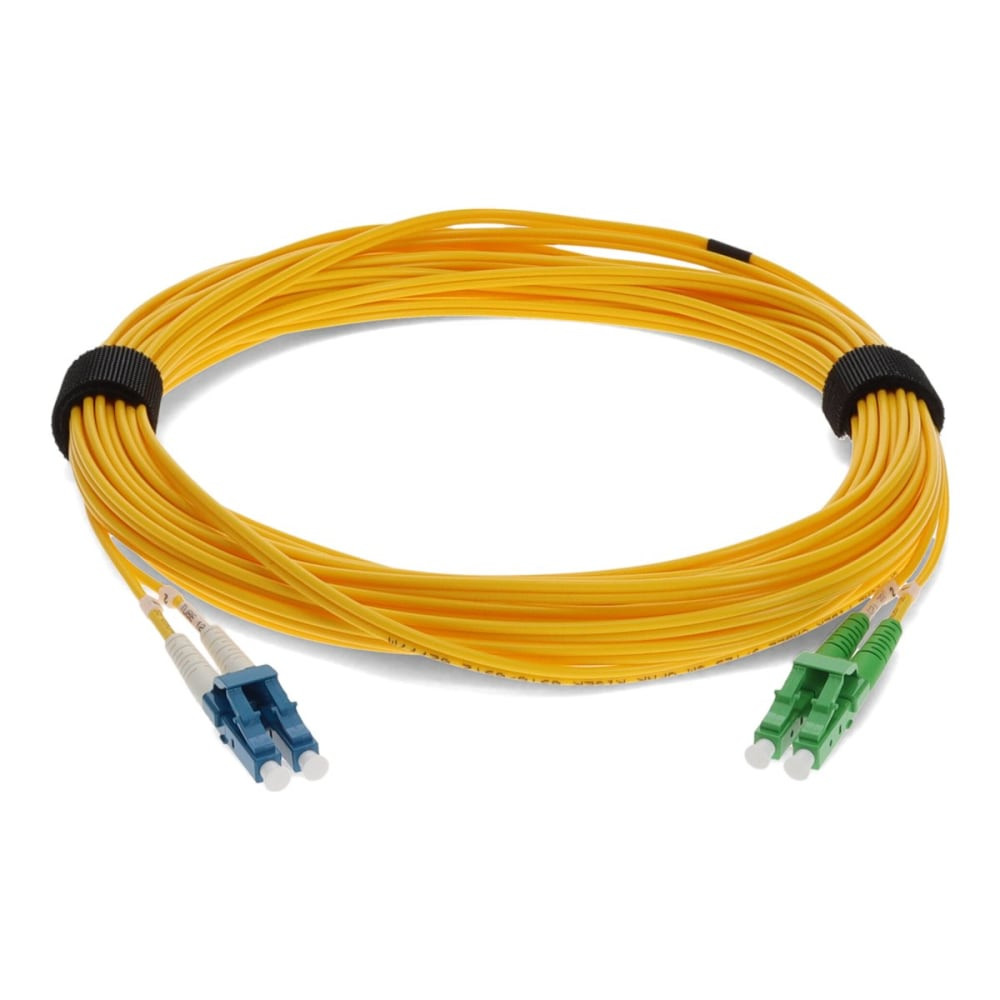 ADD-ON COMPUTER PERIPHERALS, INC. AddOn ADD-ALC-LC-3M9SMF  3m LC OS1 Yellow Patch Cable - Patch cable - LC/APC single-mode (M) to LC/PC single-mode (M) - 3 m - fiber optic - duplex - 9 / 125 micron - OS1 - halogen-free - yellow