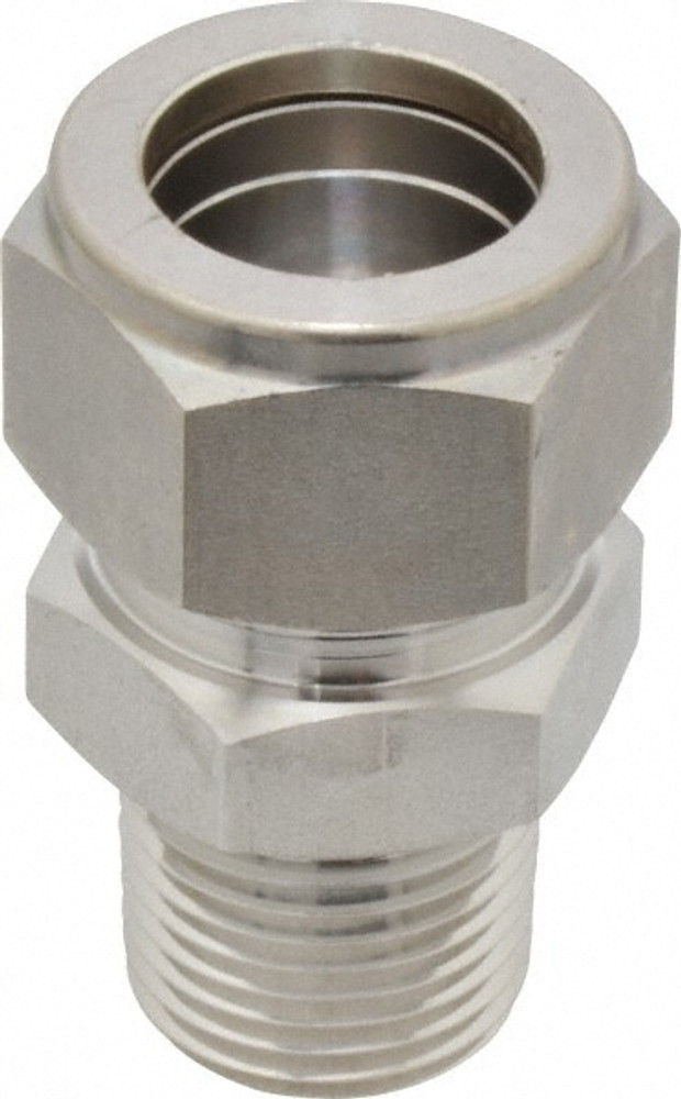 Ham-Let 3002020 Compression Tube Connector: 1/2" Thread, Compression x MNPT