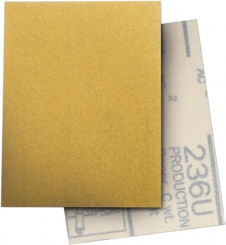 3M Sanding Sheet: 100 Grit, Aluminum Oxide, Coated 7000119615