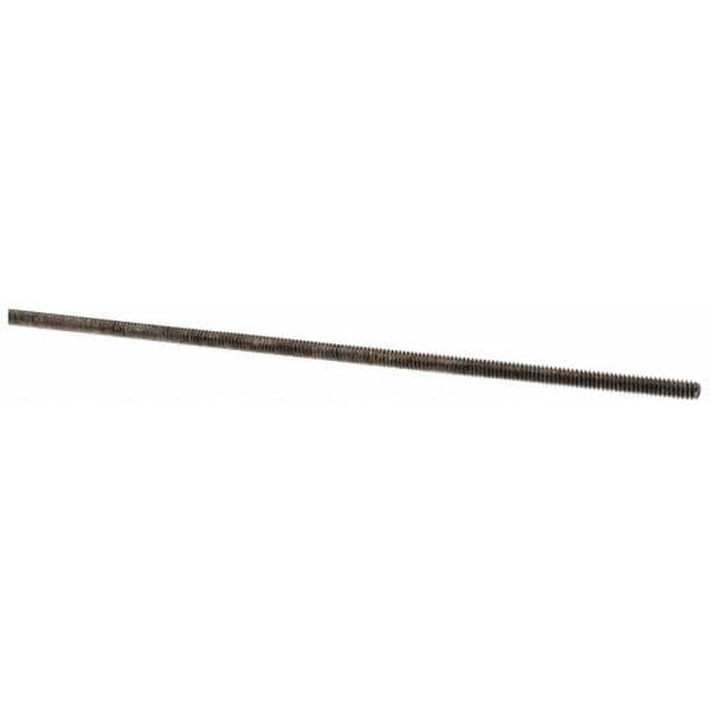 MSC 13301 Threaded Rod: #4-40, 3' Long, Stainless Steel, Grade 304 (18-8)