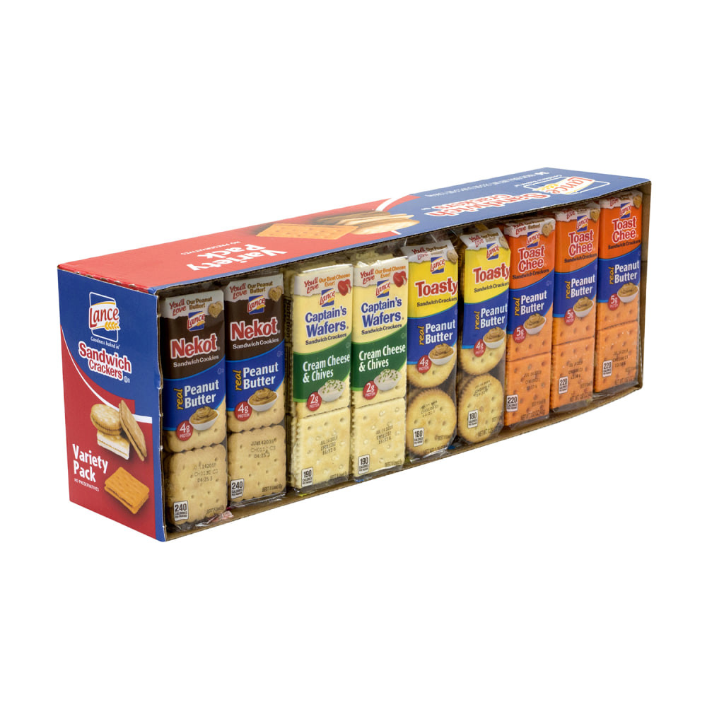 SNYDERs-LANCE, INC. 220-00400 Lance Cookie And Cracker Variety Pack, Pack Of 36 Pouches