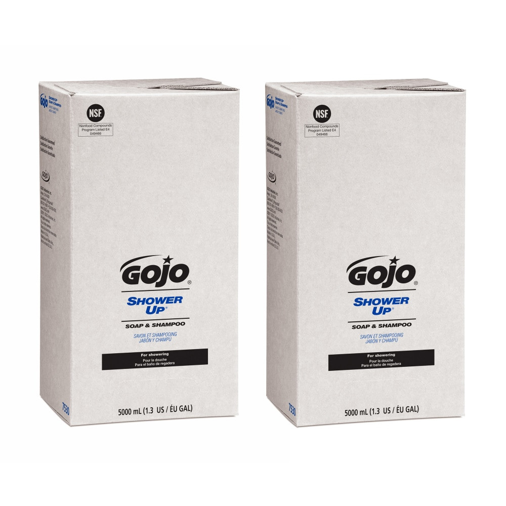 GOJO INDUSTRIES INC Gojo 7530-02  SHOWER UP Clean Scent Soap And Shampoo Refills, 16.91 Oz, Pack Of 2 Refills