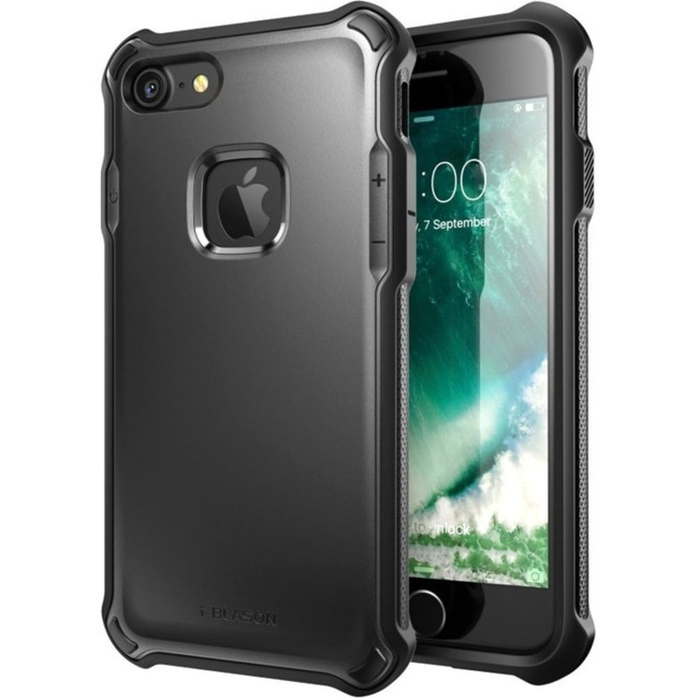 I BLASON LLC IPHONE7-VENOM-METALLICGRAY i-Blason iPhone 7 Venom Case - For Apple iPhone 7 Smartphone - Metallic Gray - Rubberized, Metallic - Impact Resistant, Drop Resistant, Anti-slip, Shock Resistant, Bump Resistant - Thermoplastic Polyurethane (T