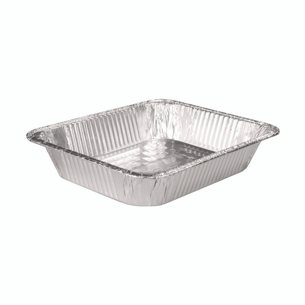 HFA INC 32135 Aluminum Steam Table Pans, Half-Size Deep, 10.38" x 2.56" x 12.75", 100/Carton