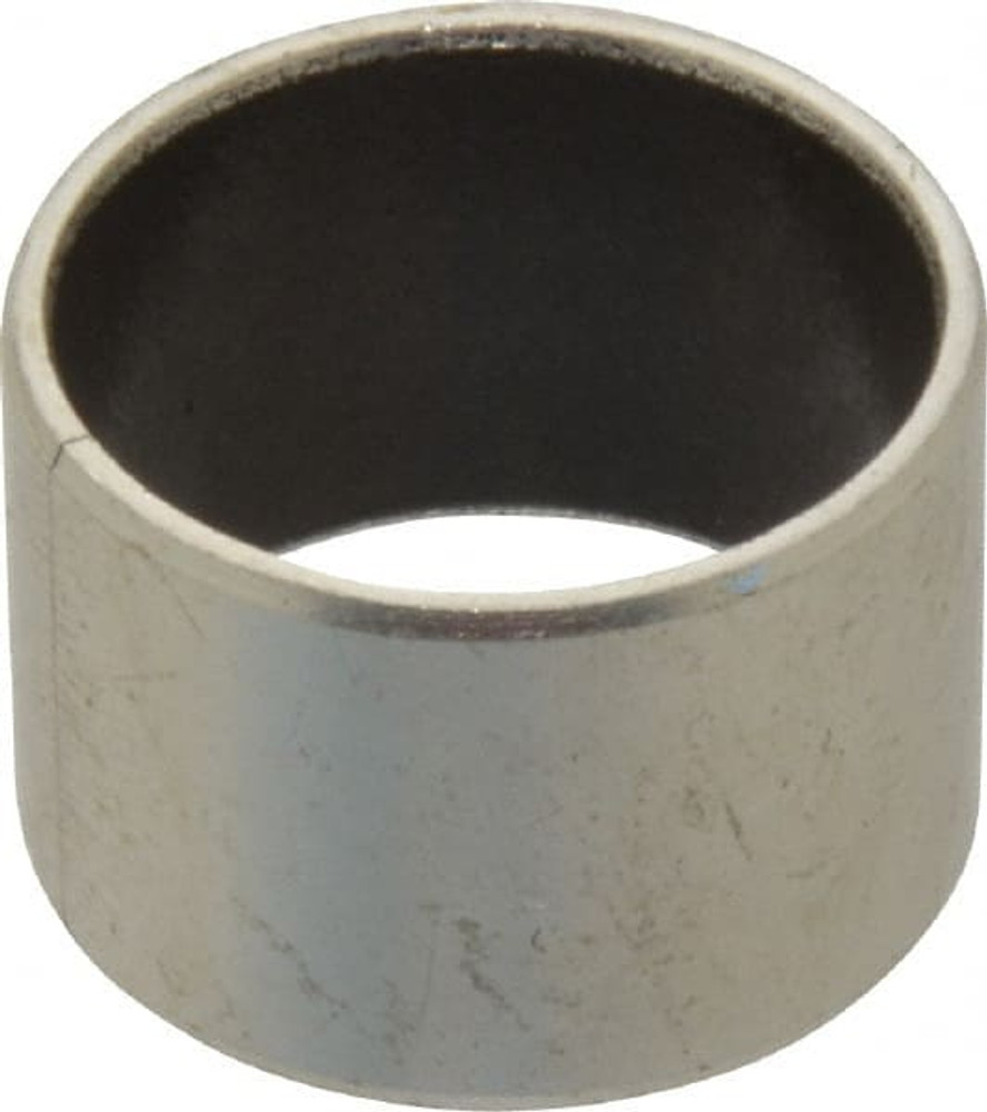 TriStar TSI16PT12Z Sleeve Bearing: 1" ID, 1-1/8" OD, 3/4" OAL, Polytetrafluroethylene & Steel