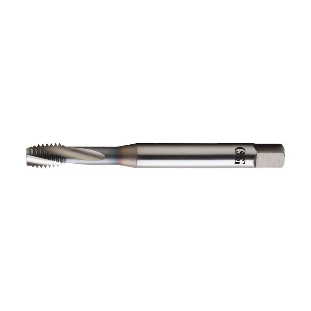 OSG 1311300808 Spiral Flute Tap: M10x1.50 Metric Coarse, 3 Flutes, Bottoming, 6H Class of Fit, Vanadium High Speed Steel, TICN Coated