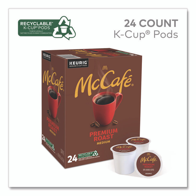 KEURIG DR PEPPER McCafe® 7465 Premium Roast K-Cup, 24/BX