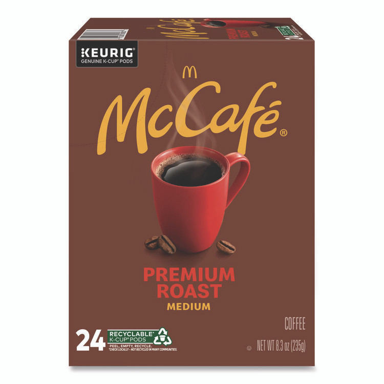 KEURIG DR PEPPER McCafe® 7465 Premium Roast K-Cup, 24/BX