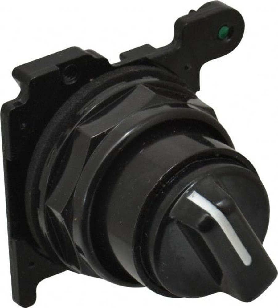 Eaton Cutler-Hammer E34VFBK1 Selector Switch Only: 2 Positions, Maintained (MA), 0.5 Amp, Black Knob