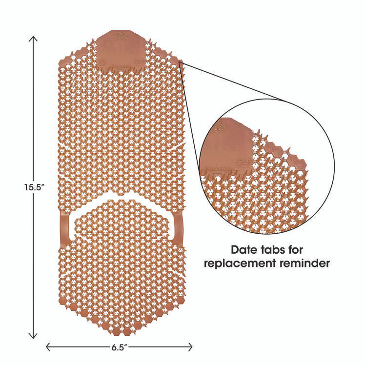 FRESH PRODUCTS TSU6SS Tsunami, Urinal Screen, Summer Sunshine Scent, Yellow, 5.22 oz, 6/Carton