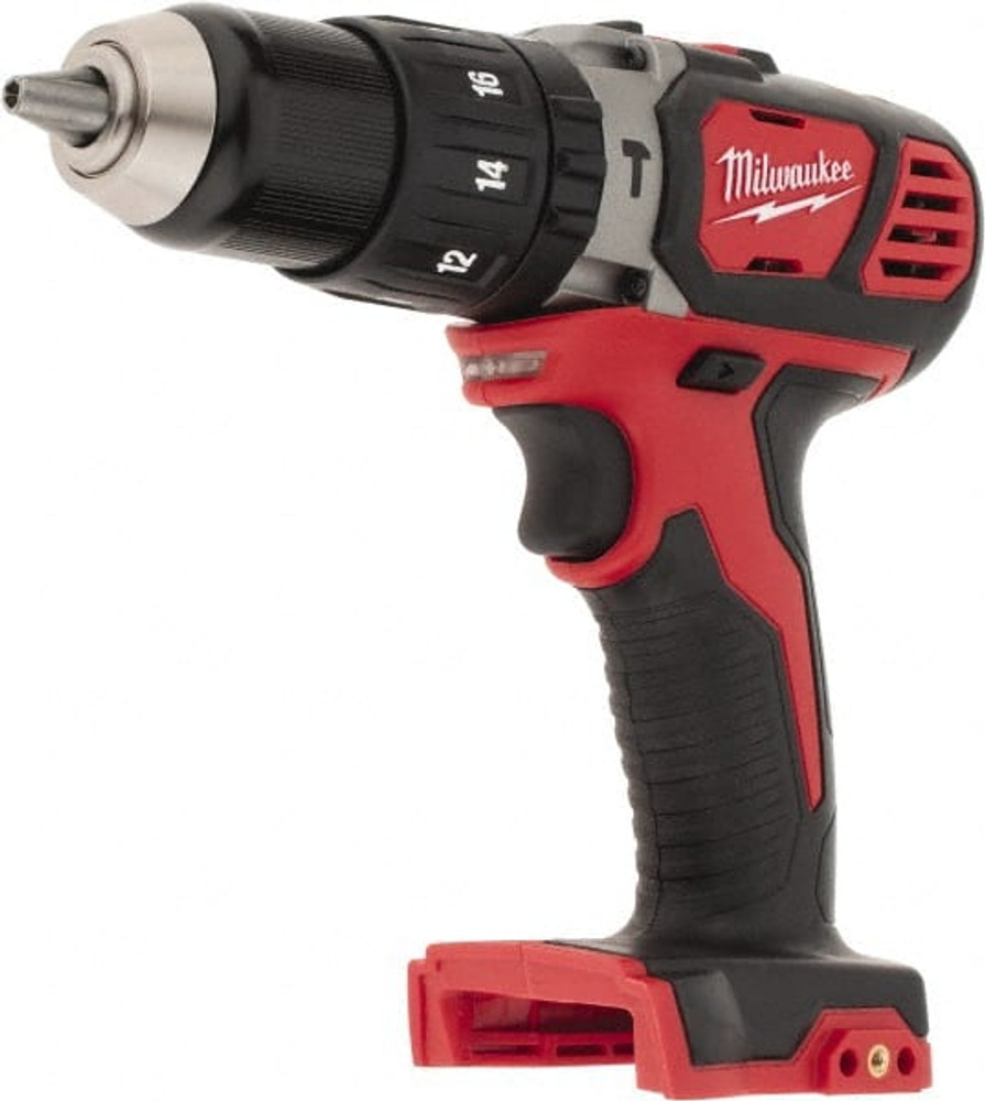 Milwaukee Tool 2607-20 Cordless Hammer Drill: 18V, 1/2" Chuck, 0 to 28,800 BPM, 0 to 1,800 RPM