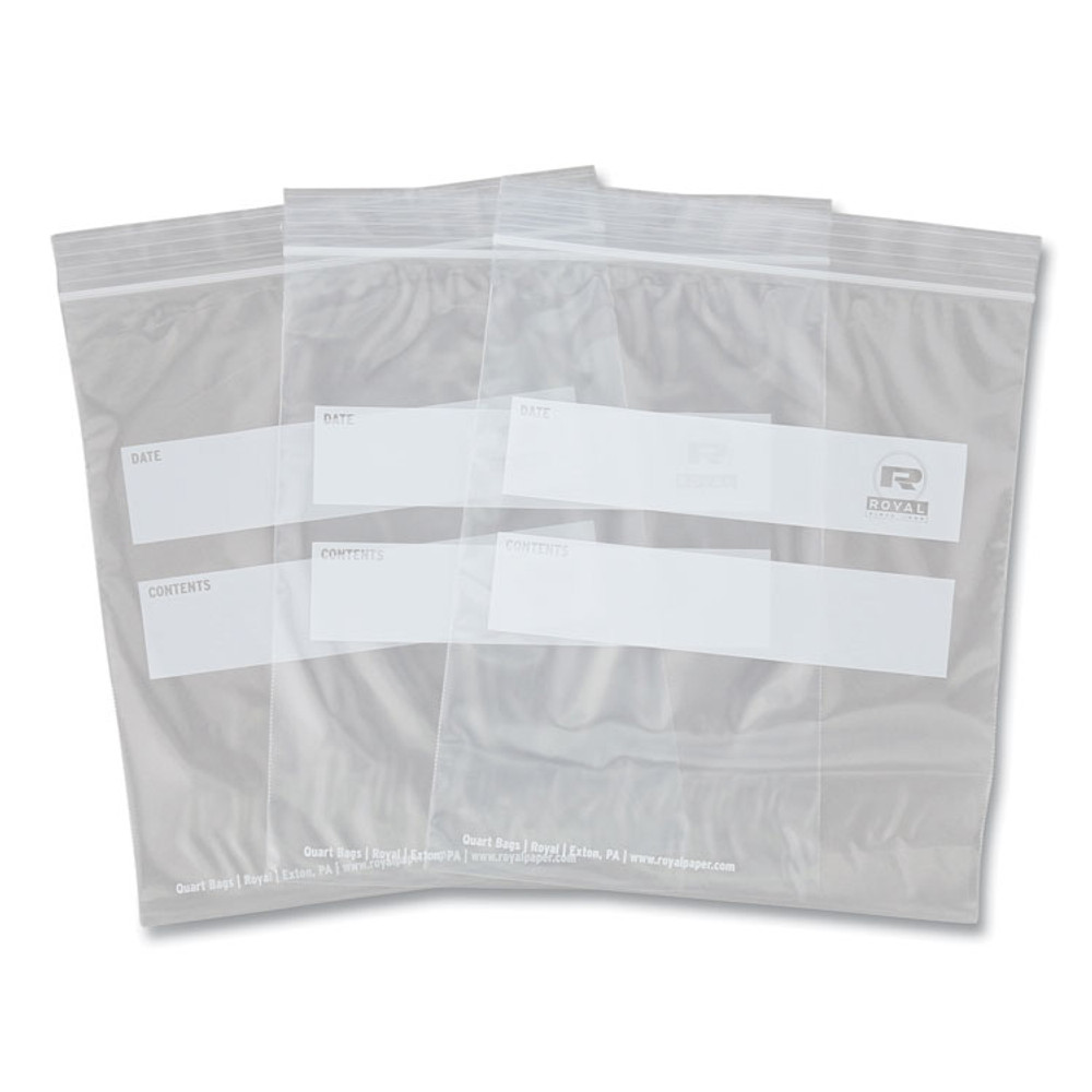 AMERCAREROYAL ZBQ78 Zipper Bags, 1.73 mil, 7" x 7.99", Clear, 500/Carton