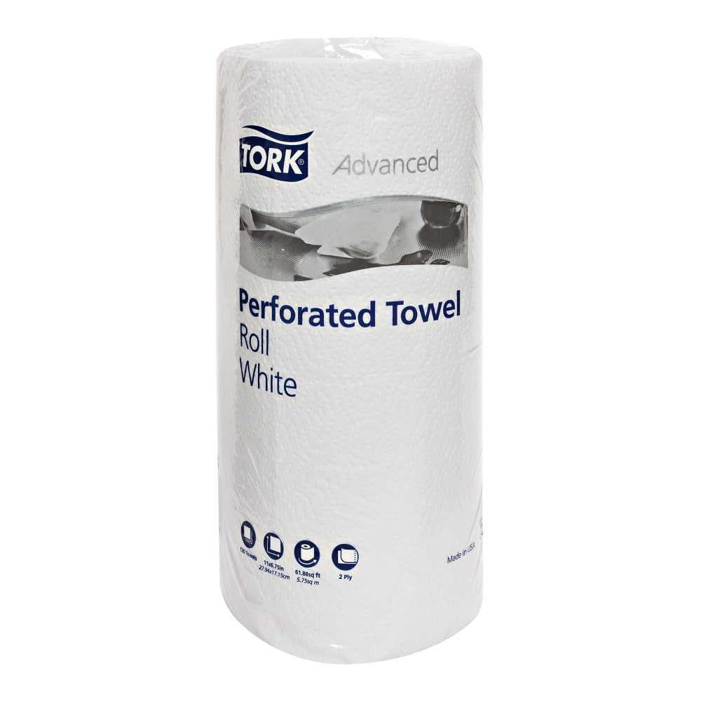 SCA TISSUE N.A. SCA HB9201  Tissue 2-Ply Paper Towels, 100% Recycled, 120 Sheets Per Roll, Pack Of 30 Rolls