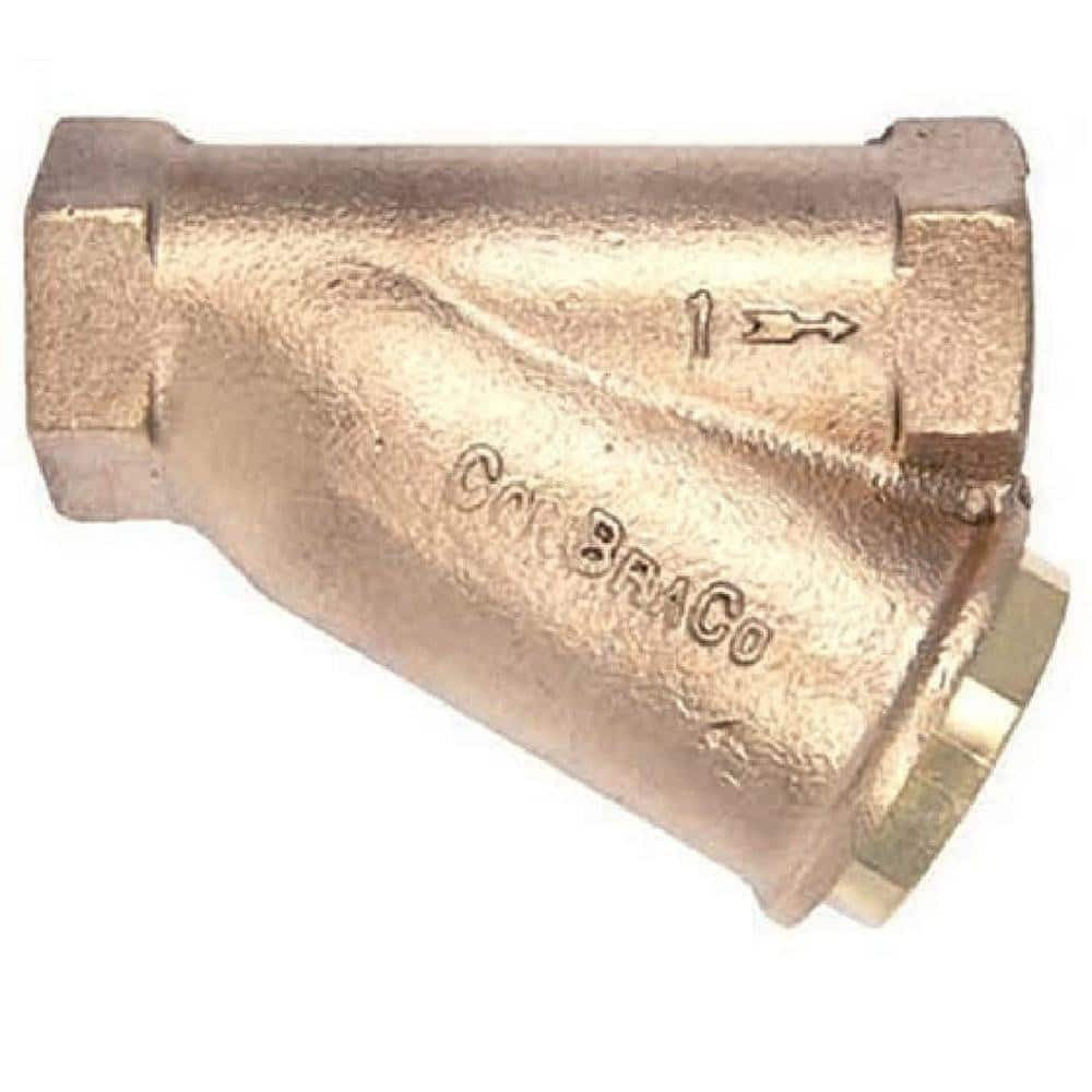 Conbraco 59-006-02 1-1/4" Pipe, FNPT Ends, Cast Bronze Y-Strainer