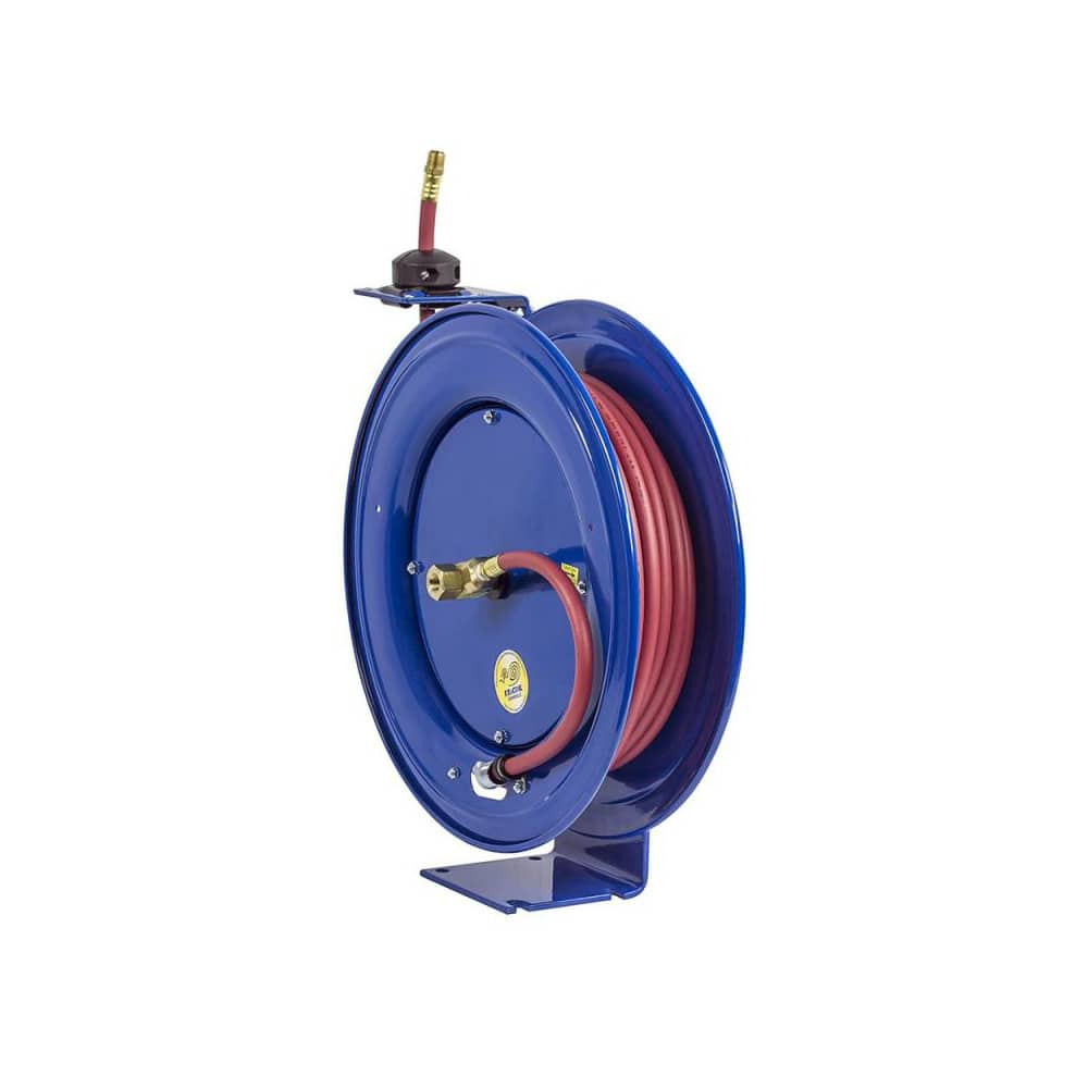 CoxReels EZ-SH-475 Hose Reel with Hose: 1/2" ID Hose x 75', Spring Retractable