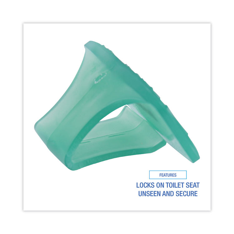 BOARDWALK CLIPCMECT Toilet Bowl Clip, Cucumber Melon Scent, Green, 72/Carton