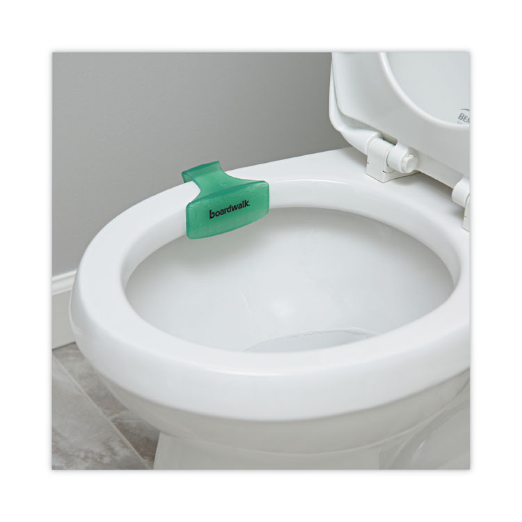 BOARDWALK CLIPCMECT Toilet Bowl Clip, Cucumber Melon Scent, Green, 72/Carton