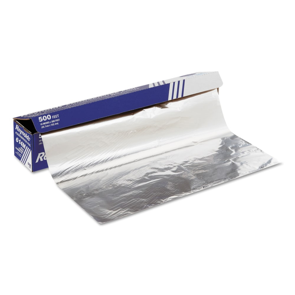 REYNOLDS CONSUMER PRODUCTS LLC Reynolds 614M  Wrap Metro Aluminum Foil, 18in x 500ft, Silver