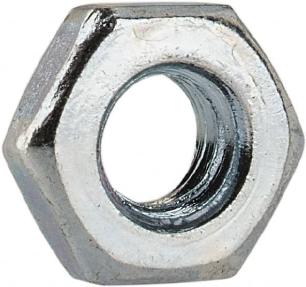 Value Collection 526030PS Hex Nut: M3 x 0.50, Grade 2H Steel, Zinc-Plated