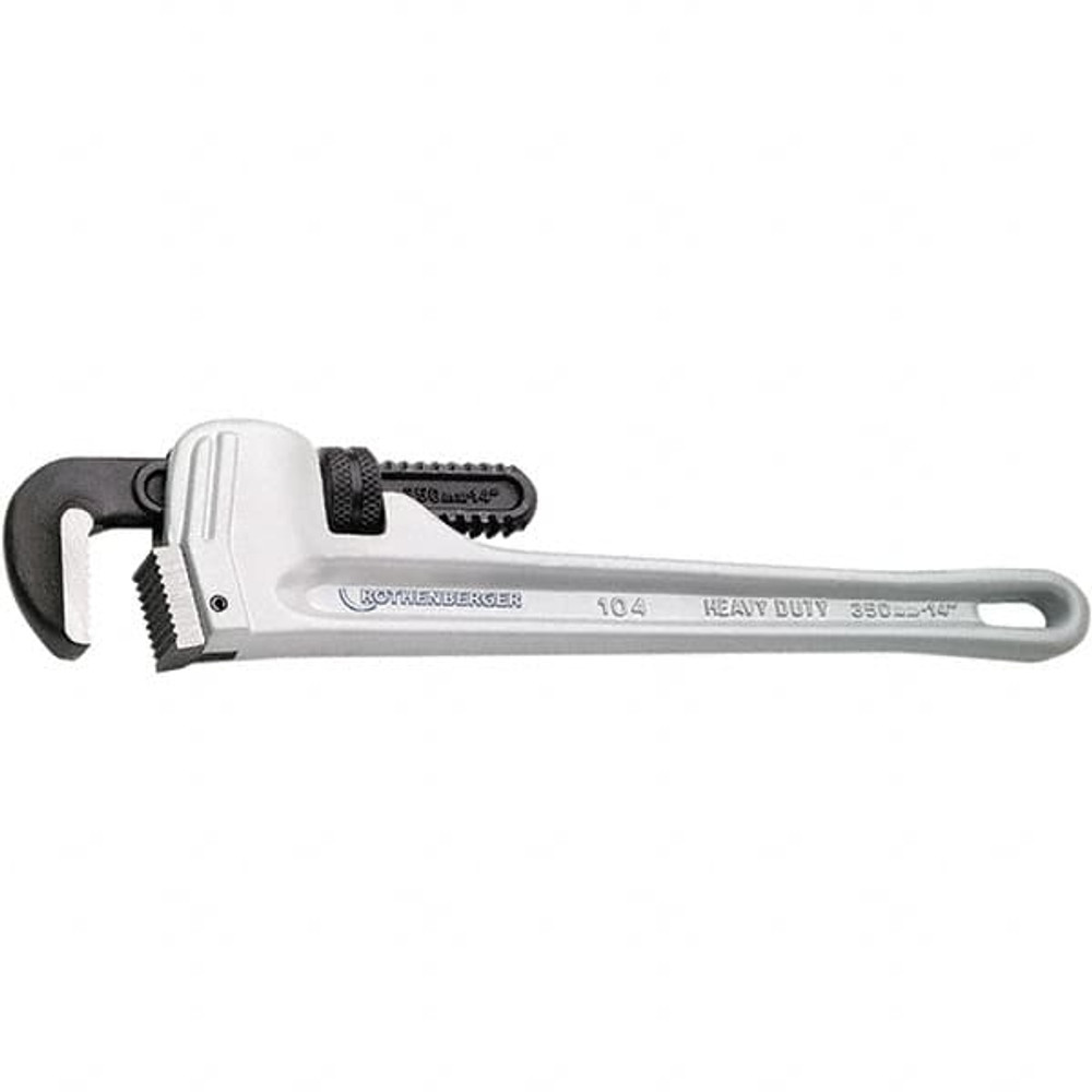 Rothenberger 70163 Cast Aluminum Pipe Wrench: 36" OAL, Aluminum