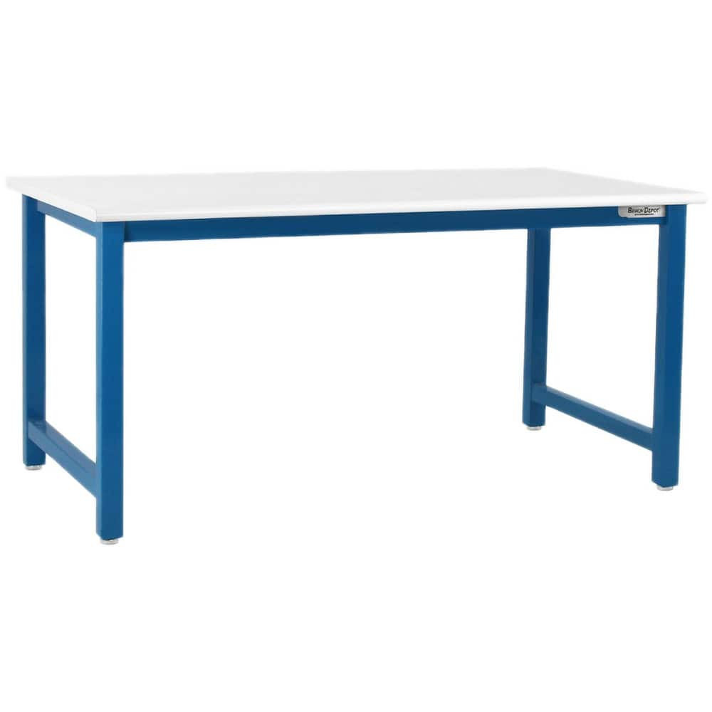 BenchPro KF2448+LP-BF-WT Stationary Work Bench: 48" Wide, 24" Deep, 36" High