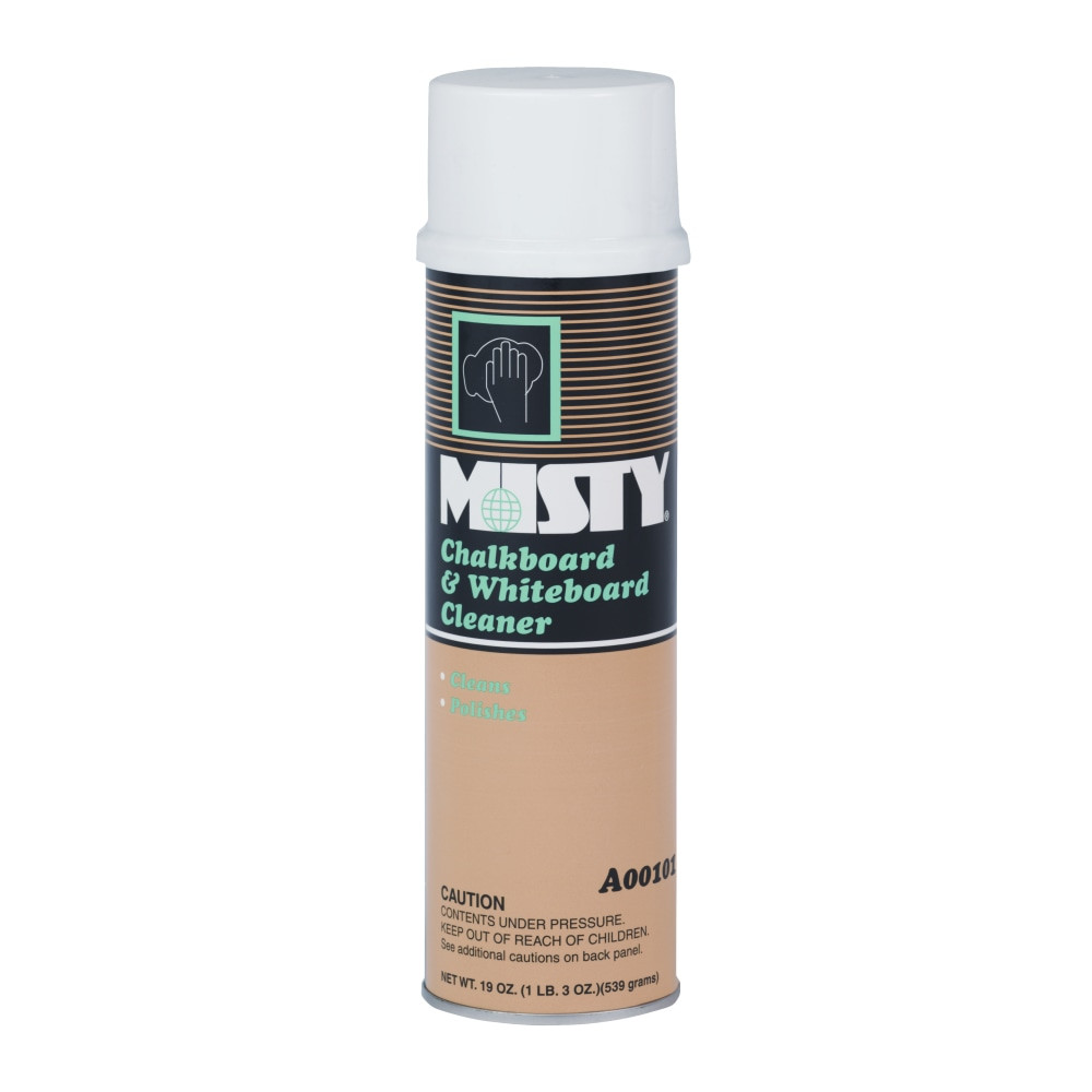 ZEP INC. 1001403 MISTY Chalkboard/Whiteboard Cleaner - For Whiteboard - 19 fl oz (0.6 quart) - Sassafrass Scent - 12 / Carton - Non Ammoniated - White