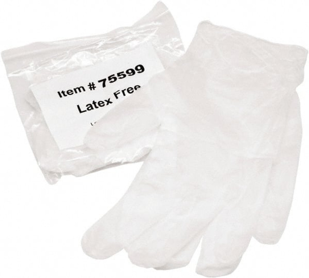 Medique 75599 First Aid Applicators; Applicator Type: Disposable Gloves ; Material: Vinyl ; Glove Size: Large ; Unitized Kit Packaging: No