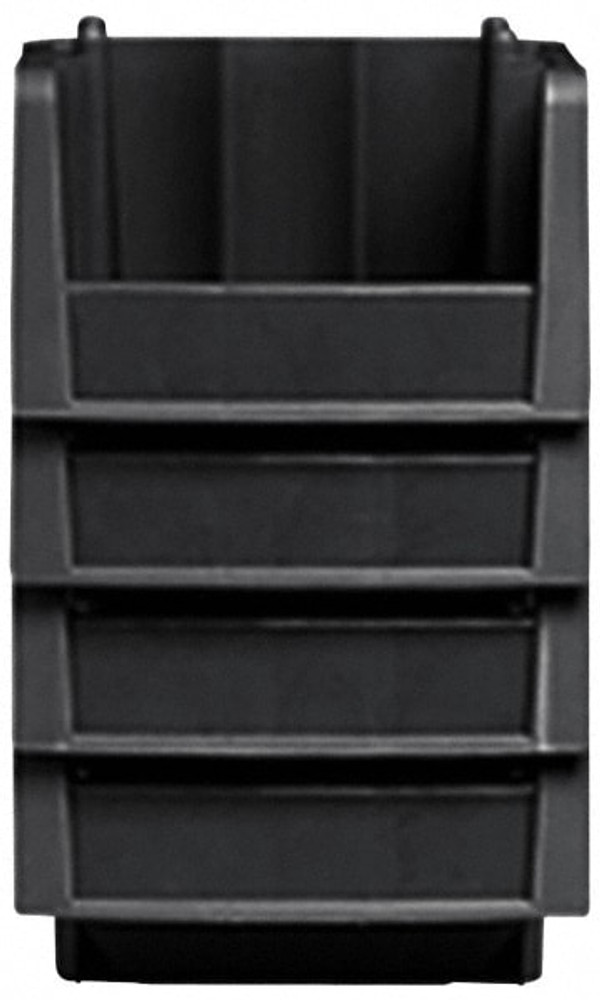 Akro-Mils 30716 Plastic Hopper Stacking Bin: Black