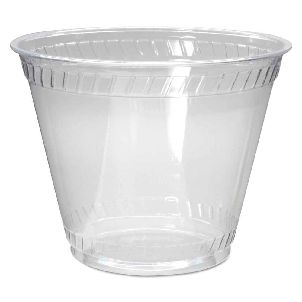 FABRI-KAL CORPORATION Fabri-Kal FABGC9OF  Greenware Old Fashioned Cold Drink Cups, 9 Oz, Clear, Carton Of 1,000 Cups