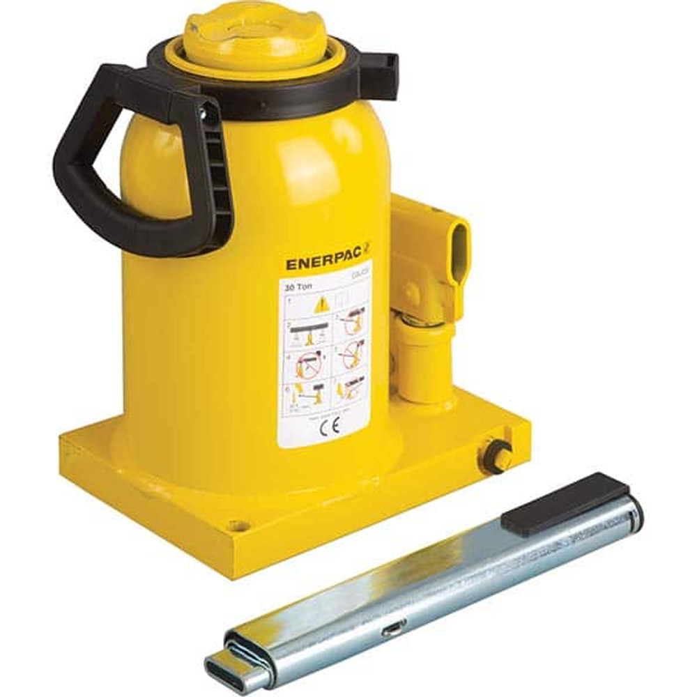 Enerpac GBJ050A Manual Bottle, Screw, Ratchet & Hydraulic Jacks; Jack Type: Hydraulic Bottle Jack ; Piston Stroke (Inch): 5.5 ; Piston Stroke (Decimal Inch): 5.5100