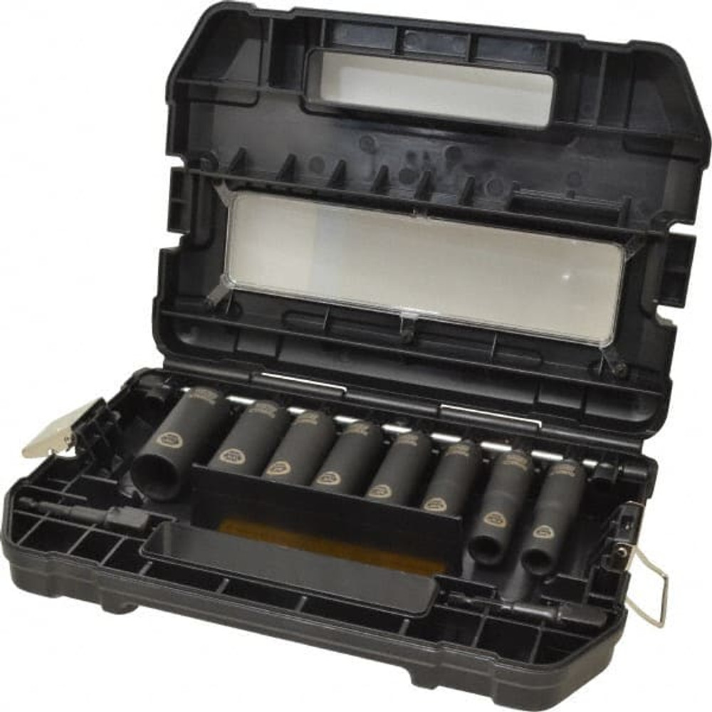 DeWALT DW22812 Deep Impact & Thin Wall Socket Set: 10 Pc