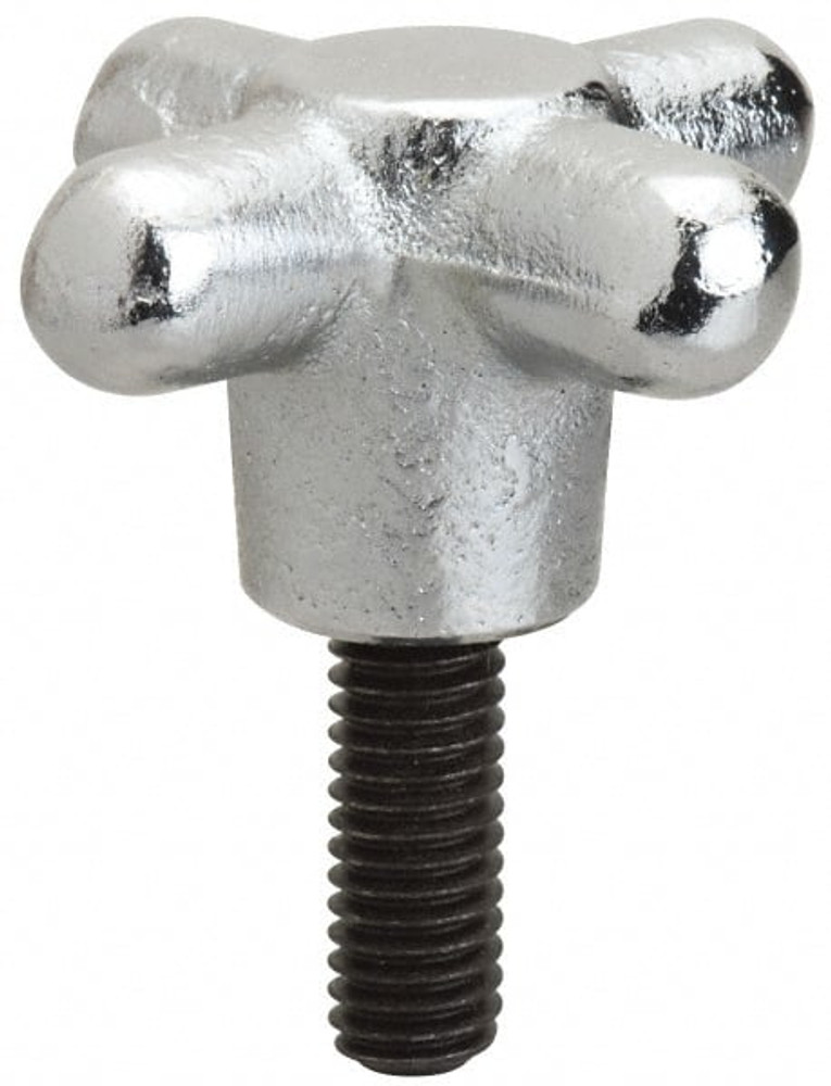 Strong Hand Tools 845710 4 Prong Spoked Knob: 2" Head Dia, 4 Points, Cast Iron