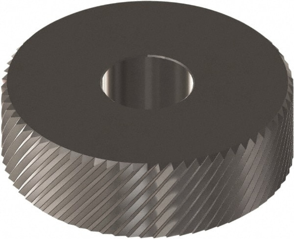 MSC KNRX220BN Beveled Face Knurl Wheel: 3/4" Dia, 90 ° Tooth Angle, 20 TPI, Diagonal, Cobalt