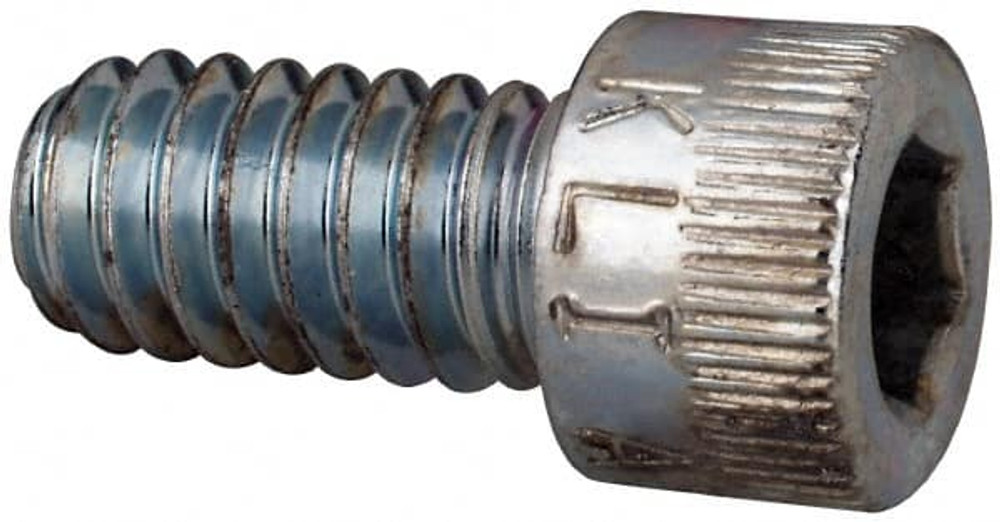 MSC 25C50KCS/A Socket Cap Screw: 1/4-20, 1/2" Length Under Head, Socket Cap Head, Hex Socket Drive, Alloy Steel, Zinc-Plated